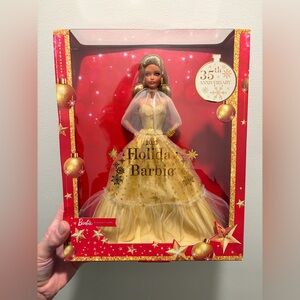 2023 35th Anniversary Holiday Barbie- NEW In Box FREE SHIPPING    LAST ONE!